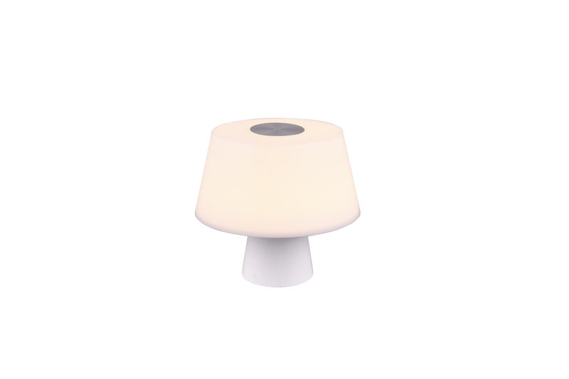 Lampada tavolo da Interno a LED in Plastica Bianco-2