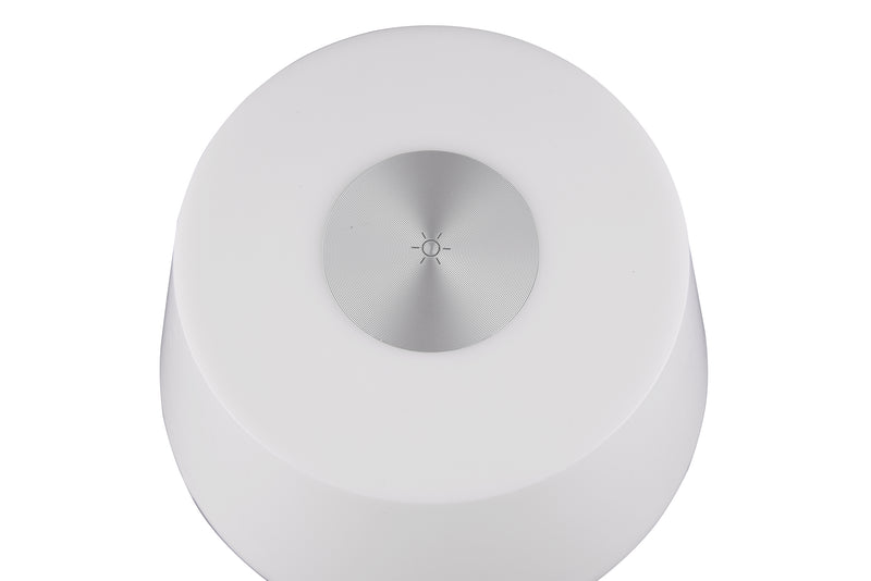 Lampada tavolo da Interno a LED in Plastica Bianco-4