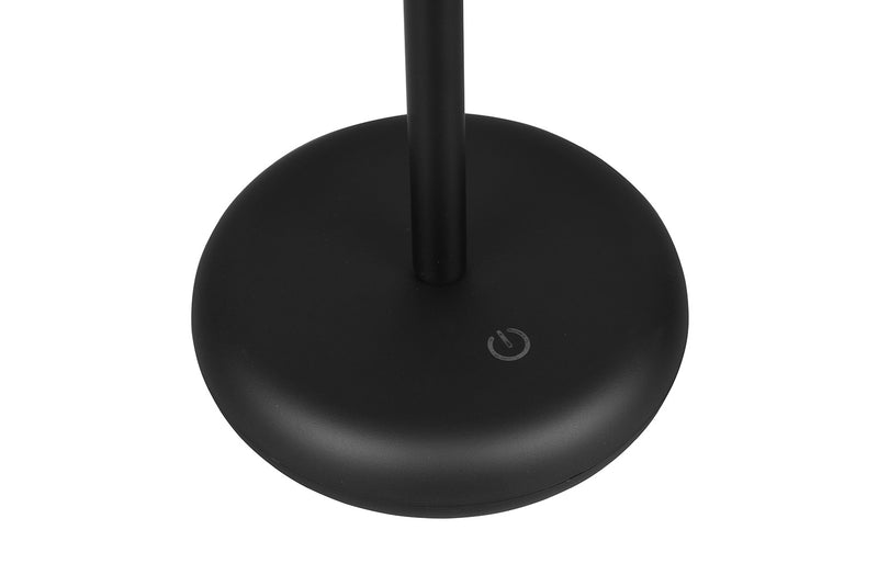 Lampada da Tavolo da Esterno a LED in Plastica Nero Opaco-2