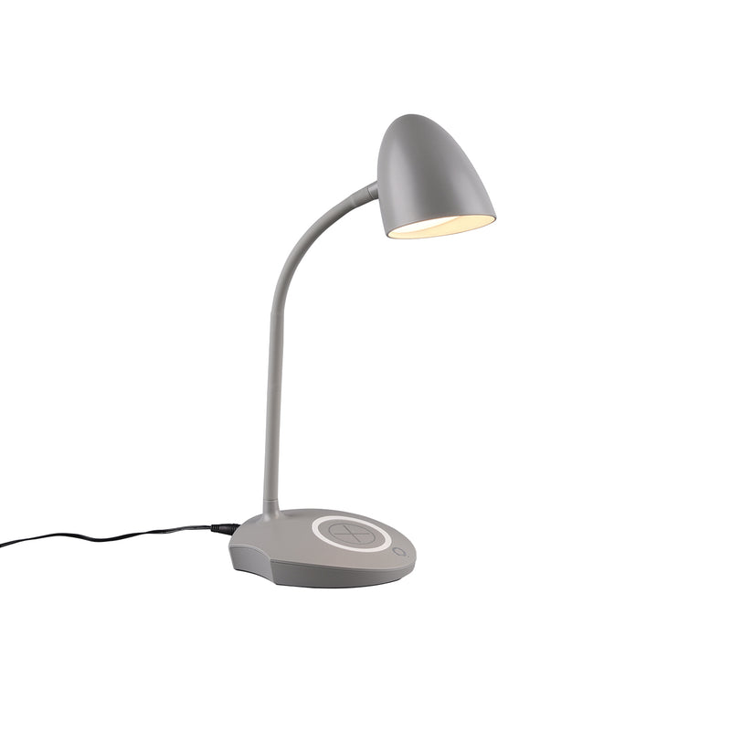 Lampada tavolo da Interno a LED in Plastica Grigio-1