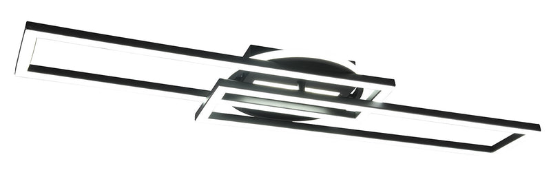 Plafoniera da Interno a LED in Metallo Nero Opaco – acquista su Giordano  Shop