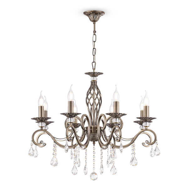 Lampadario Royal Classic in Metallo Grace Ottone-1