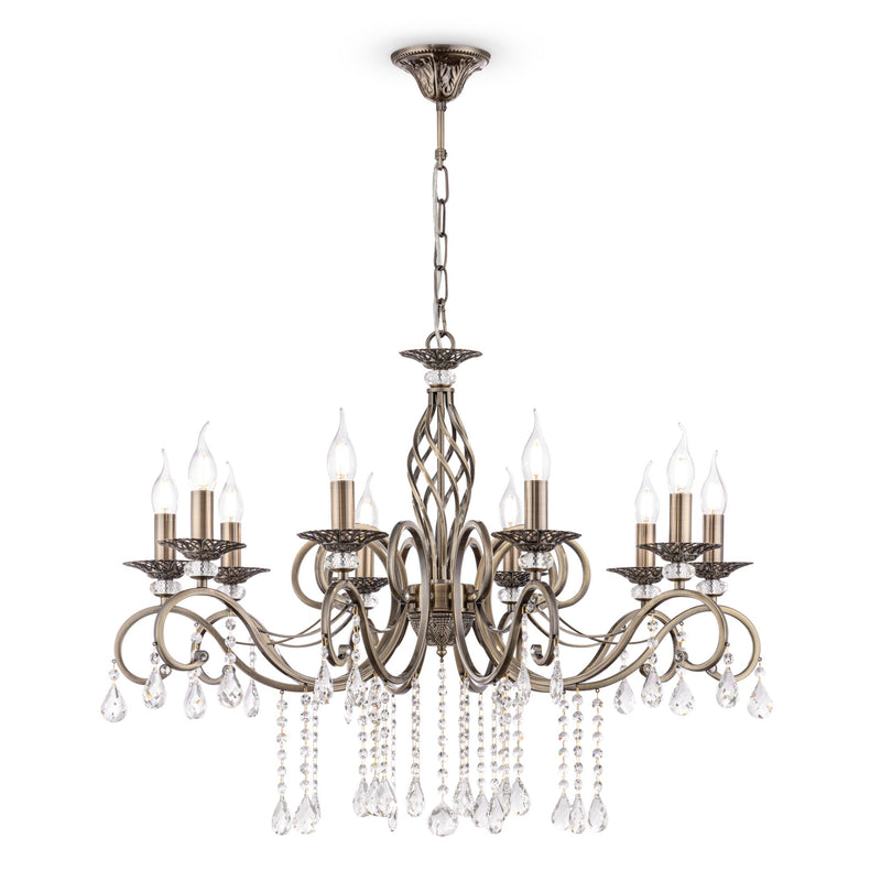 Lampadario Royal Classic in Metallo Grace Ottone-1