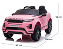 Macchina Elettrica per Bambini 12V Land Rover Evoque Rosa-5