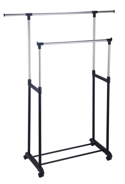 Stender Porta Abiti Estensibile in Acciaio con Ruote 90/135x170 cm Bauer  America – acquista su Giordano Shop