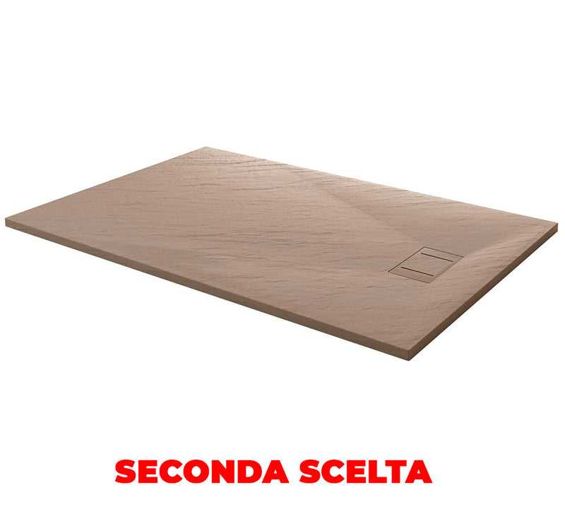 Piatto Doccia 90x120 cm Effetto Pietra Stone Tortora Seconda