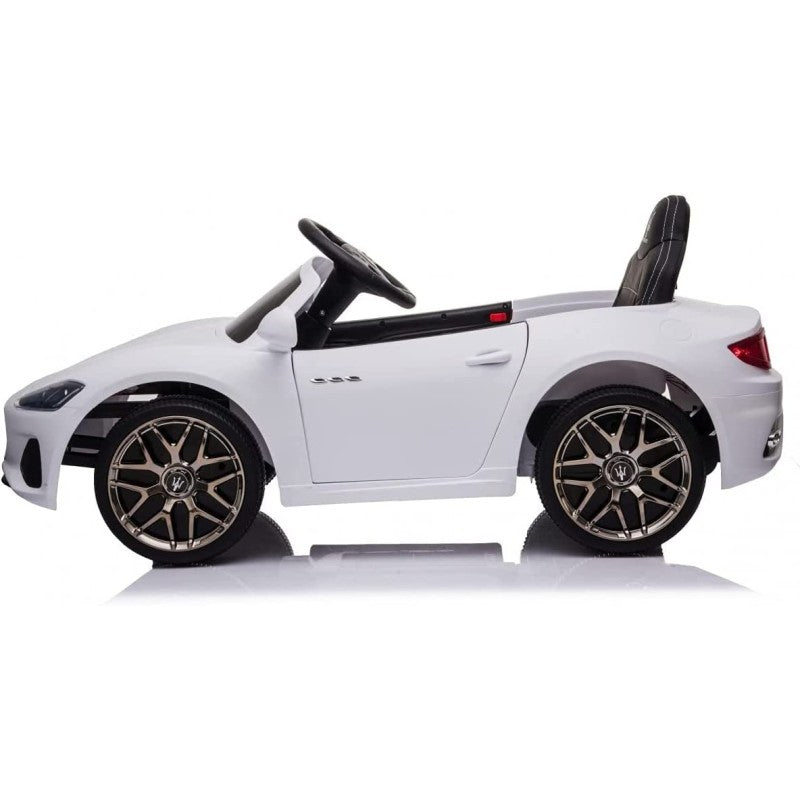 Macchina Elettrica per Bambini 12V con Licenza Maserati GranCabrio S502 Bianca-2