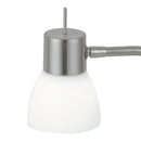 Lampada con Pinza Orientabie Metallo Nikel Diffusore Led 5 watt Luce Natruale Intec SPOT-CENTURY-FC-2