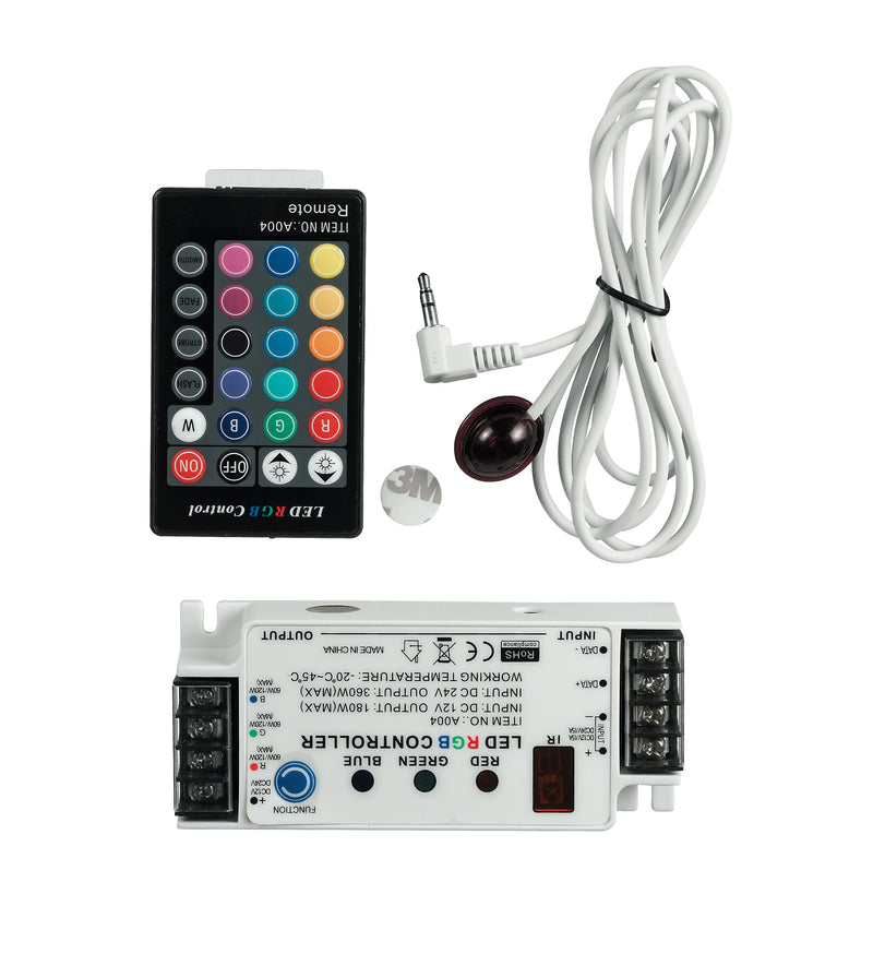 Ricevitore Multientrata con Telecomando RGB per Strip Intec STRIP-RGB-CONTROL-XL-1