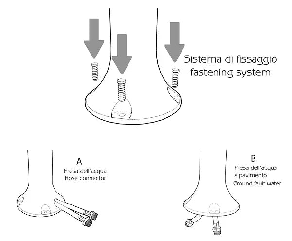 Doccia da Esterno Giardino Miscelatore Arkema Funny Yin Fuxia-3