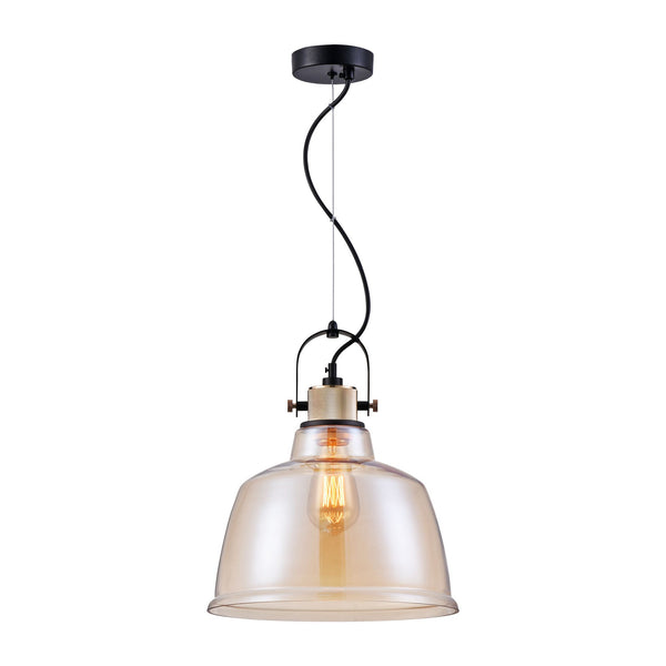 Lampada pendente Pendant in Metallo Irving Nero online