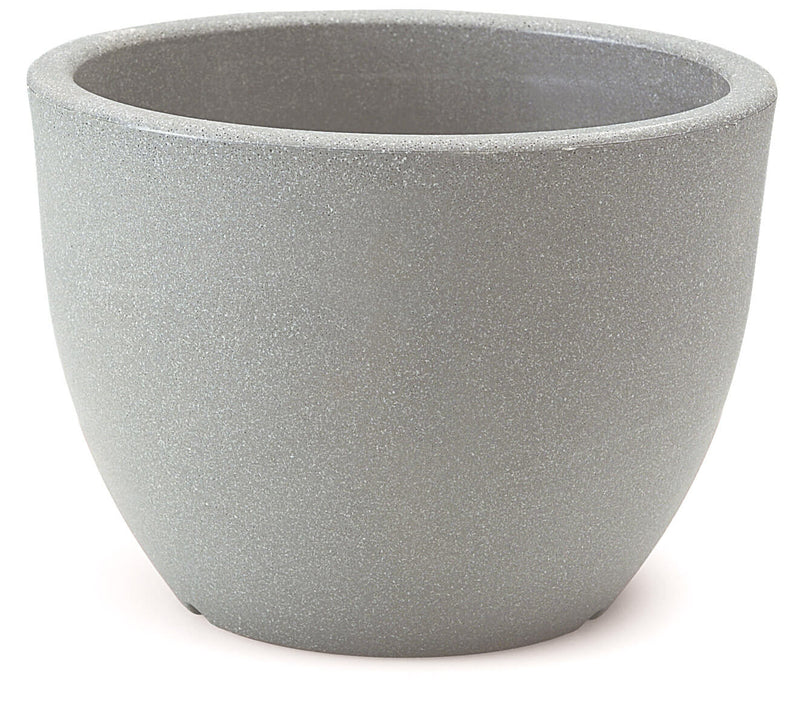 Vaso Ø60x44 cm in Polietilene Vanossi Orione Pietra Serena-1