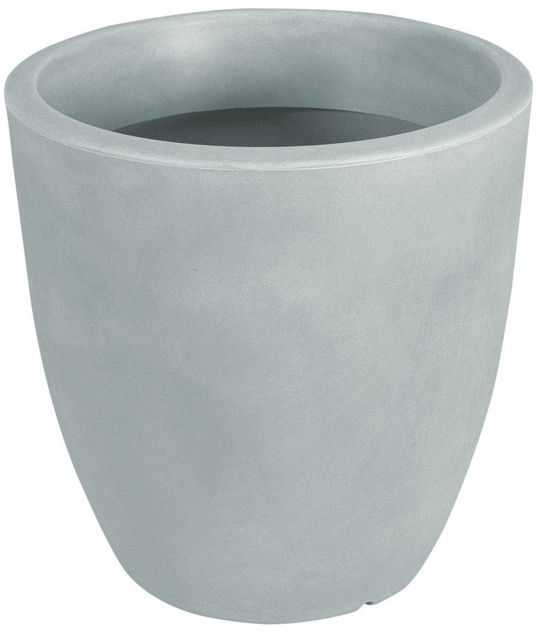 Vaso Alto Ø60x60cm in Polietilene Vanossi Orione Tondo Pietra Serena-1