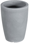 Vaso Ø50x36cm in Polietilene Vanossi Hydra Tondo Pietra Serena-1