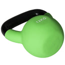 Kettlebell 12 kg per Allenamento Spalle e Bicipiti 20x13x23 cm in Metallo e Gomma Verde-9