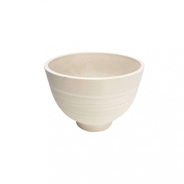 Vaso Grande Narciso Ø45x32 cm in Fibra sintetica Bianco sconto