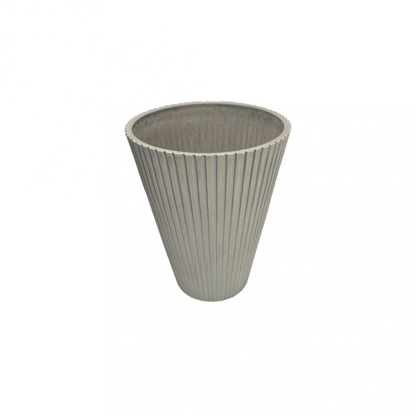 sconto Vaso Grande Iris Ø39x46 cm in Fibra sintetica Antracite