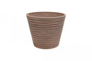 Vaso Medio Camelia Ø35x33 cm in Fibra sintetica Tortora-2