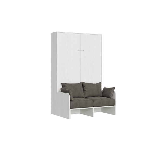 Letto Matrimoniale Francese a Scomparsa Salvaspazio con Sofà Kentaro H210 cm Bianco online