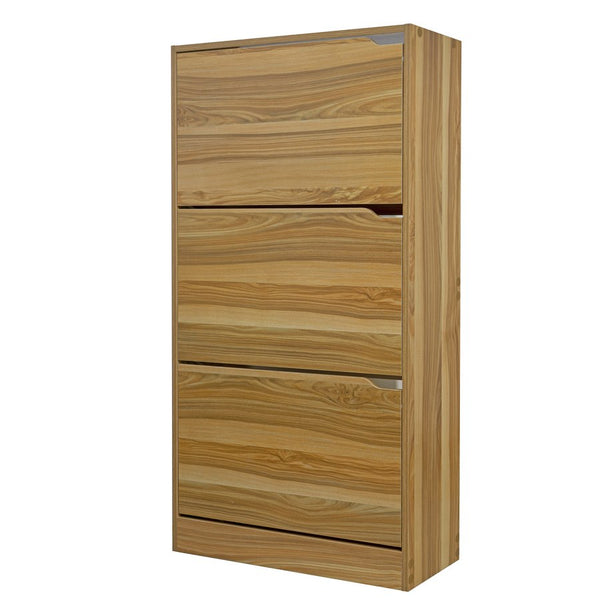 Scarpiera 3 ante 63x115x24 cm in Legno Melaminico Naturale – acquista su  Giordano Shop