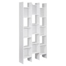 Libreria 15 Ripiani 96x24,8x192 cm in Legno MDF Bianco-7