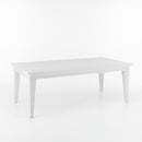 Tavolo 100x200xH75 cm in Legno Bianco-1