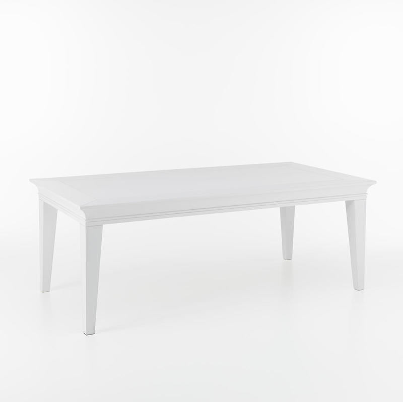 Tavolo 100x200xH75 cm in Legno Bianco-1