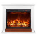 Camino Elettrico da Pavimento 70x80x30 cm Effetto Fiamma 1500W Sting & Lorance-4