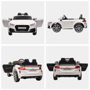 Macchina Elettrica per Bambini 12V con Licenza Audi TT Bianco-7