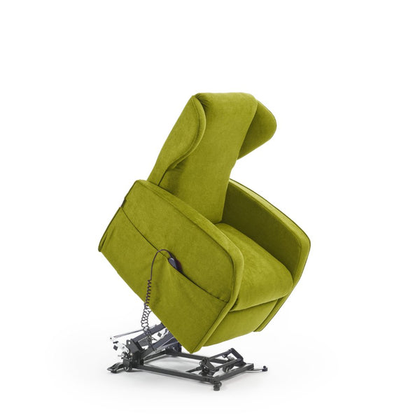 sconto Poltrona Alzapersona Elettrica 2 Motori 73x101x86 cm Adele in Microfibra Dispositivo Medico 1 Verde