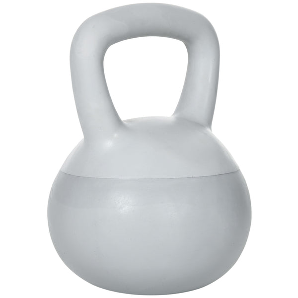 prezzo Kettlebell per Allenamento 10 Kg in PVC e Sabbia Metallica Grigio