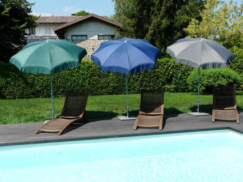 Ombrellone da Giardino in Acciaio Ø200cm Maffei Borgo Blu-8