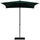 Ombrellone da Giardino 2x2 m Palo Ø38 mm in Alluminio Tessuto Poliestere Trend Verde