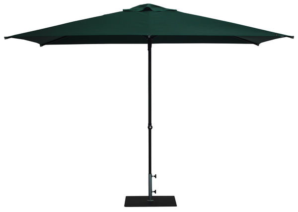 sconto Ombrellone da Giardino 3x2 m Palo Ø38 mm in Alluminio Tessuto Poliestere Trend Verde