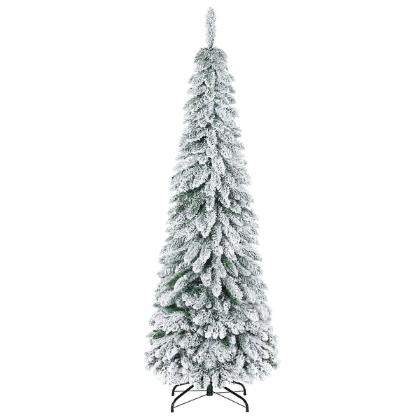 sconto Albero di Natale Artificiale Innevato 180 cm 523 Rami Verde