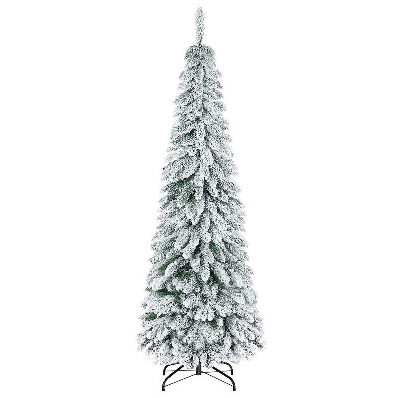 Albero di Natale Artificiale Innevato 180 cm 523 Rami Verde-1