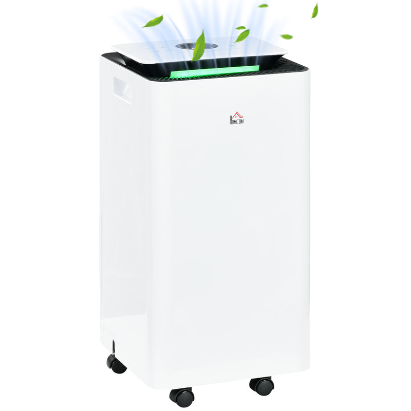 Deumidificatore d'Aria 12 Litri 210W 5 Modalità e 2 Velocità Bianco e Nero-1