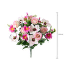 Set 2 Bouquet Artificiali Rose e Magnolia per 18 60 cm-2