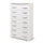 Cassettiera Settimino Maxi 127x76x41 cm bianco frassinato