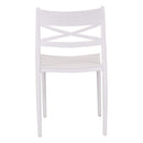 Set 6 Sedie 81x46x52 cm in Polipropilene Bianco-5