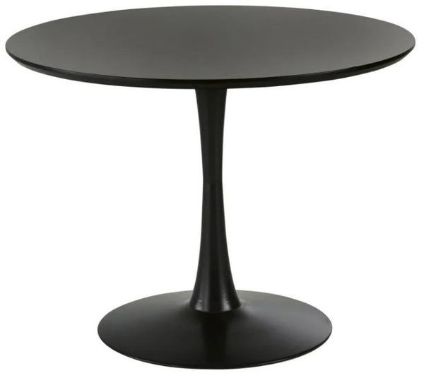 prezzo Tavolo Ø80x73,5 cm in Ferro e MDF Nero