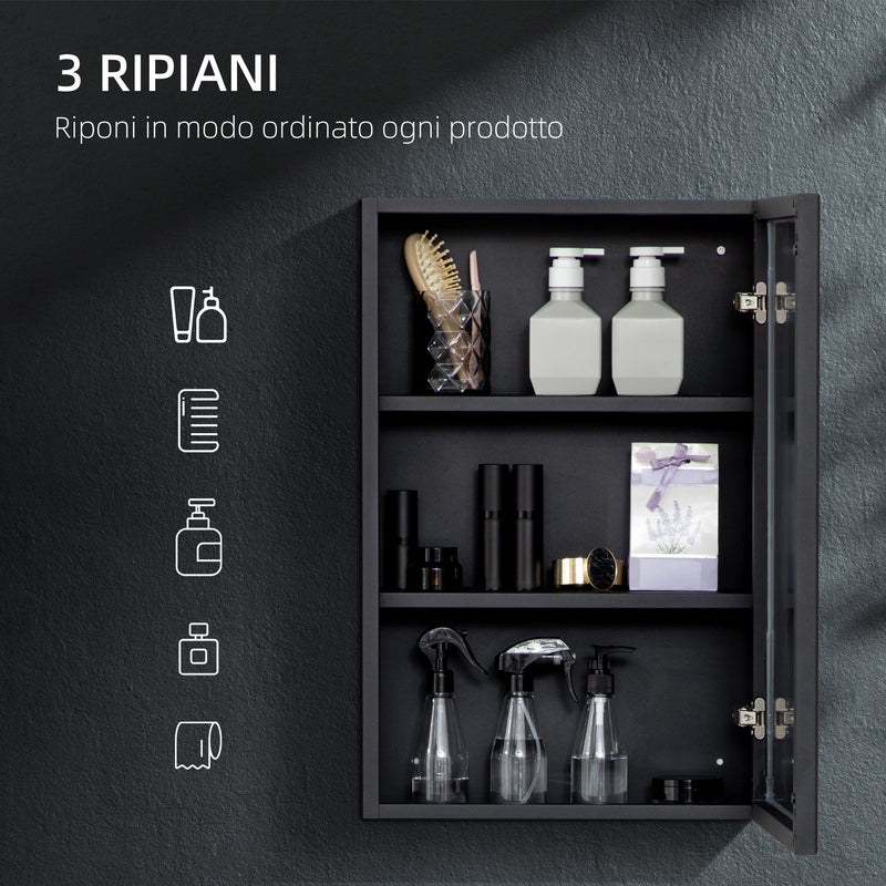 mDesign Set da 2 organizer armadio in metallo e plastica per sfruttare lo  spazio verticale – Mensola