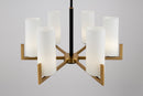 Lampadario Modern in Metallo Fortano Ottone