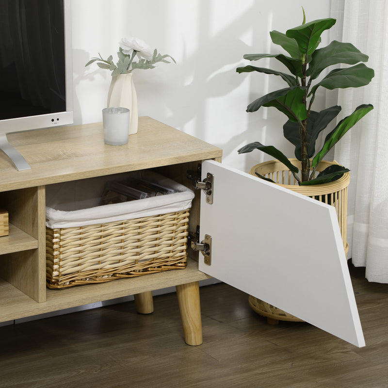 Carrello Porta TV 1 Anta 80x45x39,5 cm in Legno truciolare Bianco –  acquista su Giordano Shop