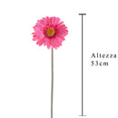 Set 12 Fiori Artificiali di Gerbera H 53 cm-2