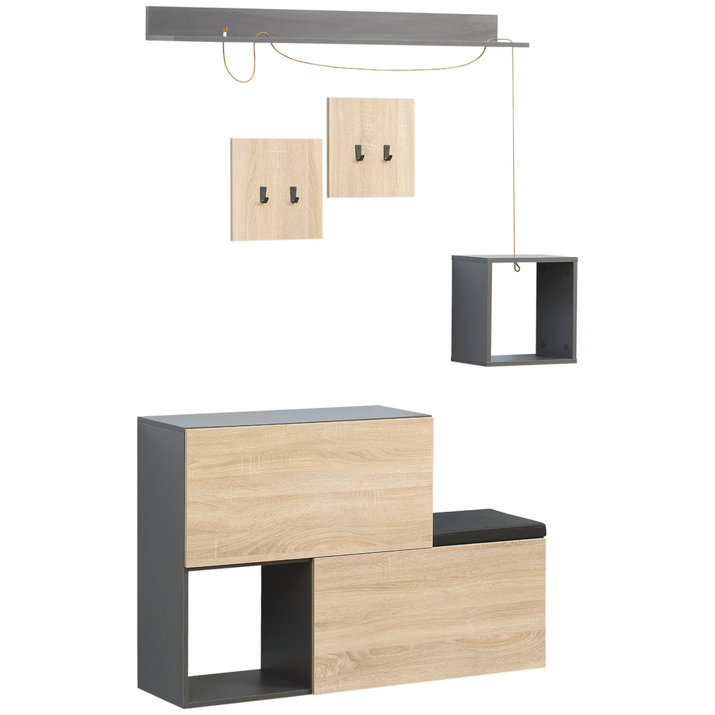 Panca da Ingresso Scarpiera 81x31,5x49 cm in Legno Bianco – acquista su  Giordano Shop