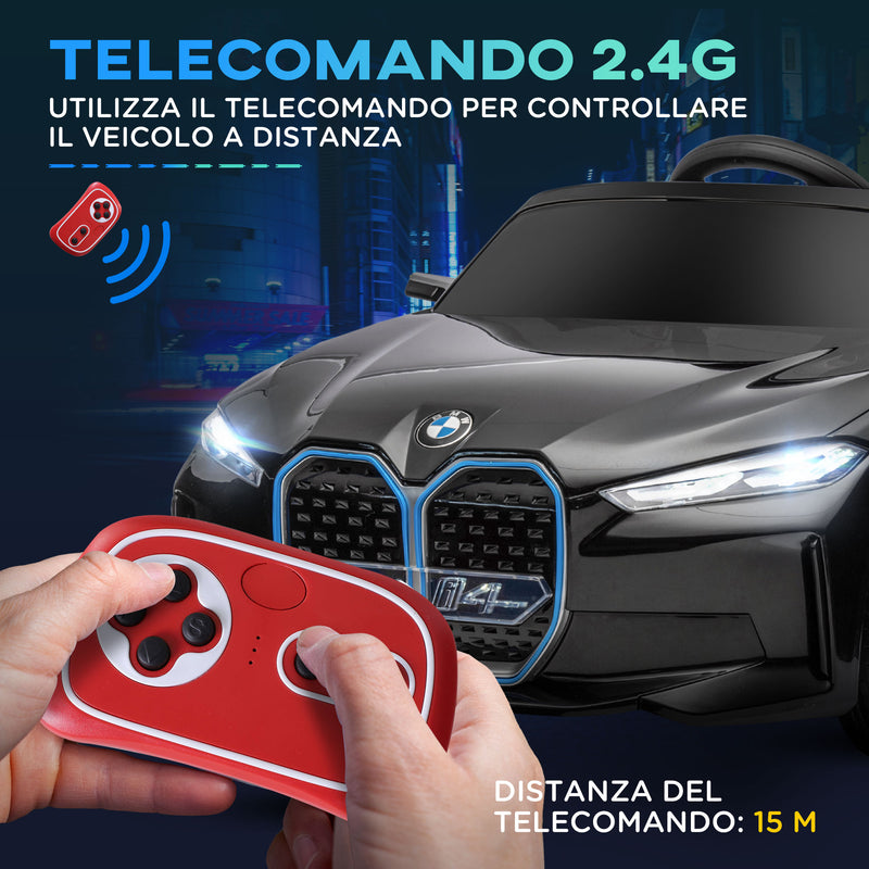 Macchina Elettrica per Bambini BMW i4 a Batteria Auto con Telecomando