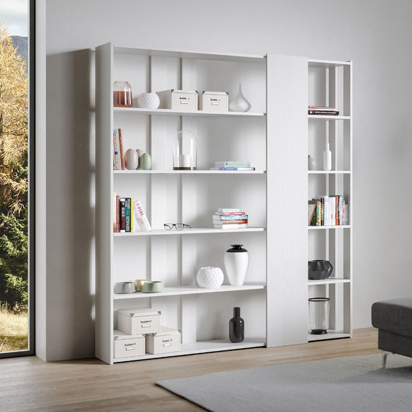 Libreria Moderna 5 Ripiani 178x36x204 cm in nobilitato Bianco acquista