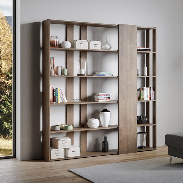 Libreria Moderna 5 Ripiani 178x36x204 cm in nobilitato Marrone online