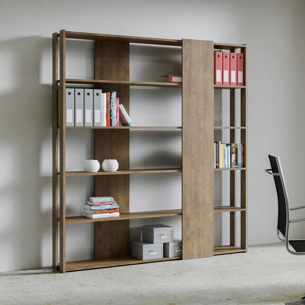 Libreria Moderna 5 Ripiani 178x36x204 cm in nobilitato Marrone sconto